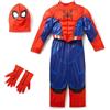 Disney Store Costume Ufficiale Spider-Man per Bimbi, Costume da Supereroe Marvel con Imbottitura Muscolare, Maschera, Guanti, Effetti sonori e Funzione Ragnatela Luminosa
