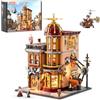 Lumibricks FUNWHOLE Steampunk - Set di mattoncini illuminati, 1858 pezzi, set modulare, per adulti e ragazzi
