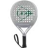 Dunlop Sports DUNLOP Racchetta da Padel Megamax Argento/Nero/Verde - Forma Rotonda, Telaio in Grafite - Bilanciamento Medio, Nucleo Pro EVA - Per Principianti