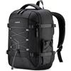 Barrens Zaino da cabina 40x30x20cm - Zaino da viaggio impermeabile per Wizzair, Eurowings - 23L con scomparto per laptop, Colore: rosso, 23