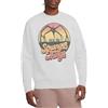 Stranger Things 80'S Sunset Mindflayer Group Felpa Unisex, Bianco, S