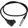 HangTon Connect HangTon P-tap D-tap 0B - Cavo di alimentazione a 7 pin per motore Tilta Nucleus-M, 80 cm, per batteria con montaggio a piastra a V