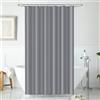 LUKDUNG 120x180 Tenda da bagno in poliestere, Tenda da doccia anti-muffa per bagno, Tenda per vasca da bagno e doccia in tessuto impermeabile lavabile, Tenda da doccia con 8 ganci