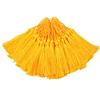 Makhry 100pcs Nappe Segnalibro 13cm / 5 Pollici Filo di Seta con 2-inch Cord Loop e Piccolo Nodo Cinese per la Creazione di Gioielli, Souvenir, Segnalibri, Accessori Artigianali Fai da Te (Oro Reale)