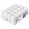 Horeca Candles - Candele a Colonna Bianche - Ø 4 x 7 cm - Set da 20 Candele Decorative - Lunga Durata 12 Ore - Cero Inodore - Cera di Paraffina