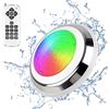 KOLLNIUN Luce da piscina montata a parete RGB 36W piscina luce piscina LED illuminazione Luce della piscina Illuminazione subacquea a LED Chips con telecomando IP68 Impermeabile 140° angolo del fascio montato