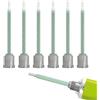 Fischer 6 Miscelatori per Colla Bicomponente, Beccucci per Siringhe da 25 ml, 542940