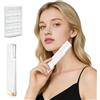 AURIVEE Rasoio Dermaplane Sonic，Rimozione Peli Viso 3 Velocità Ricaricabile per Donne con LED & 5 Lame di Ricambio - Rimozione Gentile Lanugine Pesca & Esfoliazione, Ricarica USB