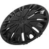 Albrecht - Copricerchi da 14 pollici, colore nero, per cerchioni in acciaio – Cosmos in plastica di alta qualità, copricerchi durevoli in confezione Albrecht – Made in EU