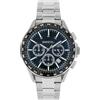 Breil, Collezione Lucien, Cronografo Uomo, Lunetta in Alluminio, Quadrante con Indici Luminous, Bracciale a 3 Maglie Ripiegate, Chiusura Diver, WR 5 ATM, Cassa in Acciaio 43 mm, Idea Regalo Uomo