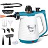 KingSom Pulitore a Vapore Portatile, Pistola a Vapore per Pulire, Pulitore Vapore Casa, pulitore a vapore multiuso con 10 Accessori per Rimuovere le Macchi,Vaporetto per Divani e Tessuti