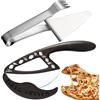 Chuainxin Tagliapizza Multiuso con Manico, Pizza Cutter Set incl. 1 Taglia Pizza in Acciaio Inox Professionale e 1 Pala per Pizza, Coltello da Pizza Veloce con Coprilama di Sicurezza, Lavabile in Lavastoviglie