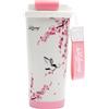 TNSLAND Tazza Termica 520ml - Bicchiere Caffè da Asporto Acciaio Inox Parete, per Caldo e Freddo, Ermetico e Antigoccia, Lavabile in Lavastoviglie, Travel Mug con Cannuccia Nascosta
