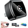 LAMTTO 4 in 1 Mirror Link Adattatore Carplay Android Auto Wireless per CarPlay Cablato con Ultra Mini, USB-C/A, Plug and Play, Doppio WiFi, Bluetooth 5.0, Nessuna Latenza, Supporta iOS 10+/Android 11+