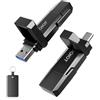 JOIOT SSD Esterno portatile 512GB Chiavetta USB C e USB A 3.2 interfaccia velocità fino a 450 MB/s SSD USB C per iPhone 15/16/17 telefono cellulare Android laptop tablet Mac Solid State Drive