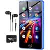 AGXOV 144GB Lettore MP3 con Wi-Fi & Bluetooth, 4,02 pollici touchscreen MP4 Player, Lettore Musicale Android con Spotify, Amazon Music, Deezer, Radio FM, Registratore Vocale, E-book Reader, Blu