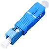 KELUSHI FTTH - Adattatore da SC maschio a flangia ibrida LC femmina, connettore per fibra ottica monomodale 9/125 SM, per la comunicazione digitale