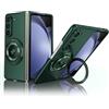 ZHOZEXIN Compatibile con Samsung Galaxy Z Fold 5, Supporto ad Anello Magnetico Antiurto Custodia Protettiva Sottile, Custodia per Telefono per Samsung Galaxy Z Fold 5 (Verde)