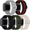 chinbersky 5 Pezzi Cinturino Compatibile con Fitbit Versa 2 Cinturino/Fitbit Versa Cinturino Uomo Donna, Sport Regolabile Nylon Elasticizzato Cinturini Ricambio Per Fitbit Versa 2/Versa/Versa Lite/SE