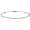 DelPia, Bracciale in Oro 18kt e Argento Sterling 925 con Cristallli Luminosi (51x61mm, oro bianco con pietre bianche)