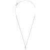 Breil, Collezione Amulet, Collana Donna in Acciaio Lucido, Impreziosito da Ciondolo Corno Portafortuna, Chiusura Regolabile, Lunghezza fino a 45 cm, Idea Regalo Donna