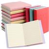 MOUYAT Confezione da 12 Mini Diari con Faccina Sorridente, 100 Fogli, Mini Quaderni Tascabili con Copertina in Similpelle, 6 Colori, Mini Quaderni per Appunti per Casa, Ufficio, Scuola, Viaggio, 8 x
