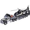 Majorette Mack Truck + Police Elicottero