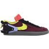 Nike X Acronym Blazer L, Scarpa da Skateboard Uomo, Maroon/Lemon/Black, 36 EU