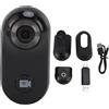 BuyWeek Mini Fotocamera Action Cam Body Cam, 1080P WIFI Portatile in ABS per Esterno Conferenze Viaggio (Nero)