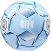 MANCHESTER CITY F.C. Pallone da Calcio - Palloni da Calcio Taglia 3 4 5, Football Ball, Gadget Calcio Ufficiale (Azzuro, Taglia 4)