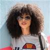 DaiMer Brazilian Afro Kinky Curly Single Bundle 4B 4C Mongolian Virgin Hair Afro Kinky Bundle Human Hair Weave Double Weft for Black Women Natural Color 8 inch