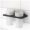 Viverso x add porta spazzolini con supporto a parete, 2#VU5000XX+VA1401MB, x add [Accessori Bagno > Porta Spazzolini]