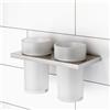 Viverso x add porta spazzolini con supporto a parete, 2#VU5000XX+VA1401BN, x add [Accessori Bagno > Porta Spazzolini]