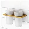 Viverso x add porta spazzolini con supporto a parete, 2#VU5000XX+VA1401BG, x add [Accessori Bagno > Porta Spazzolini]