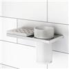 Viverso x add porta spazzolini e mensola in silicone con supporto a parete, VU5000XX+VA1500XX+VA1401CR, x add [Accessori Bagno > Set di accessori da bagno]