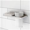 Viverso x add porta spazzolini e mensola in silicone con supporto a parete, VU5000XX+VA1500XX+VA1401BN, x add [Accessori Bagno > Set di accessori da bagno]