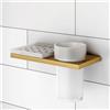 Viverso x add porta spazzolini e mensola in silicone con supporto a parete, VU5000XX+VA1500XX+VA1401BG, x add [Accessori Bagno > Set di accessori da bagno]
