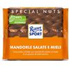 Ritter Sport Mandorle Salate e Miele, Tavoletta di Cioccolato Al Latte Extra Con Mandorle Tostate E Salate Con Rivestimento Al Miele, Cacao 100% Certificato Sostenibile, 100 g