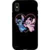 Disney Lilo e Stitch Angelo Cuore Baci Custodia per iPhone X/XS