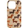 Funny Fun Dog pattern designs Sausage Do Motivo divertente con cane salsiccia, bassotto Custodia per iPhone 14 Pro