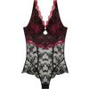 YAMAMAY - Body con Ferretto Donna Nero e Rosso