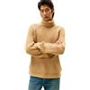 Tommy Hilfiger Uomo Pullover Chunky Rib Roll Neck Pullover in Maglia, Beige (Timeless Camel), L