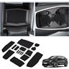 BIXUAN e3008 2025 compatibile con 2024 2025 Peugeot e-3008 e3008 tappetini antiscivolo per console centrale, bracciolo, tappetini in gomma, supporto per bevande, tappetino antiscivolo per porta, 16