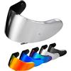 PSLER Visiera per Casco per Neotec 2 Visiera Colorata per Shoei Neotec 2 CNS-3 Protezione UV per Moto Accessori di Ricambio per Visiera Protettiva(Argento Profondo-Specchio)