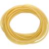 PATIKIL 26 Ft(8M) Tubo in Gomma di Lattice Naturale, 1/16(1.8mm) ID x 3/16(4.5mm) OD Elastico per Frombola Tubazioni in Gomma per Esercizi, Stretching, Tubi per Casa, Colore Primario