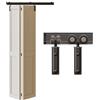 WOLFBIRD Maniglia per porta scorrevole Bifold 1M/3.3FT per sistema di appannamento orientato su un lato, per 2 porte con una larghezza totale di 100 cm (senza pannelli porta)