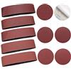 Sruhrak Nastri Abrasivi e Dischi Abrasivi -Nastri Abrasivi 100X915 mm (2X60/80/120/240/320) e 150 mm Carta Abrasiva Autoadesivi (3X80/100/120/180/240/400) 28 Pezzi Nastro e Levigatrice e a Disco