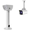 PCAORLEORS Supporto per telecamera di sorveglianza, supporto per telecamera di sorveglianza regolabile, universale, montaggio a parete per telecamere di sorveglianza CCTV/telecamere IP/telecamera a