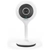 Hama - WiFi camera 1080p (Full HD), app, motion sensor, visione notturna, da interno, compatibile con Amazon e Google, bianco