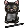 Froster Salvadanaio Conta Soldi - Gatto Nero, Salvadanaio 1000 euro con Contatore, Gatto Gadget in Ceramica, Altezza 15 cm